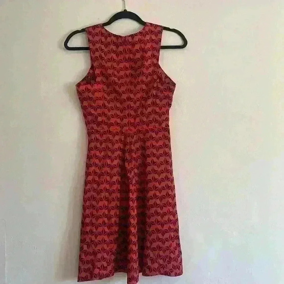 10 Crosby Derek Lam Sleeveless Printed Godet Dress - Picture 5 of 8